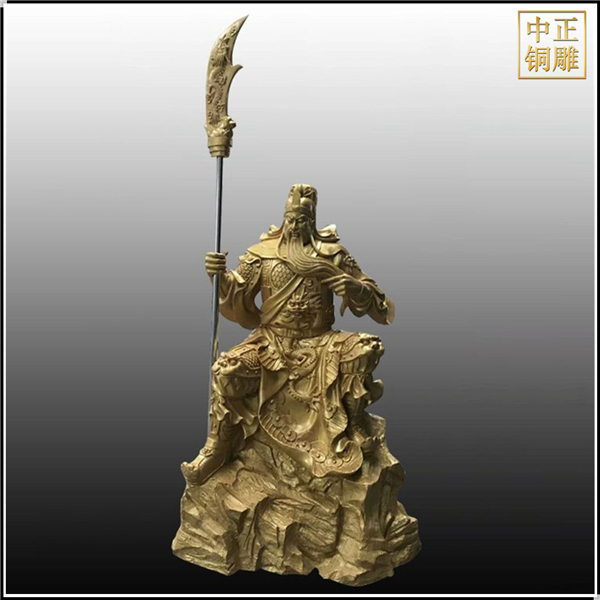 武財神關(guān)公雕像